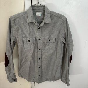 NWOT Boy’s Grey flannel J crew button shirt- size 14